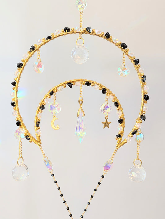 Half-Mooncatcher Black Tourmaline