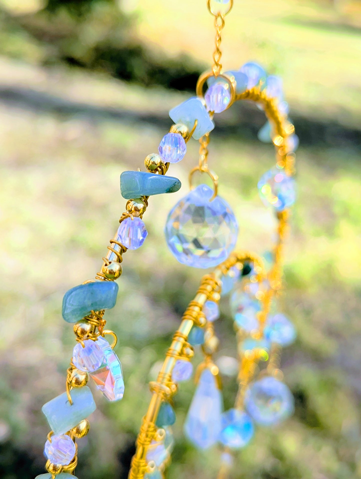 Half-Mooncatcher Green Aventurine