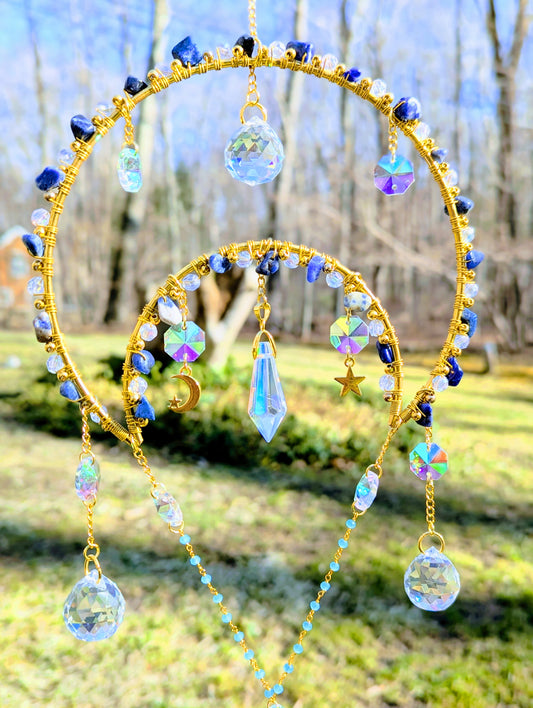 Half-Mooncatcher Blue Sodalite