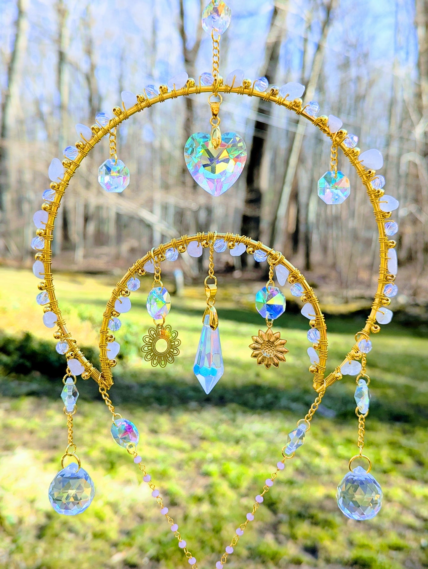 Half-Mooncatcher Rose Quartz