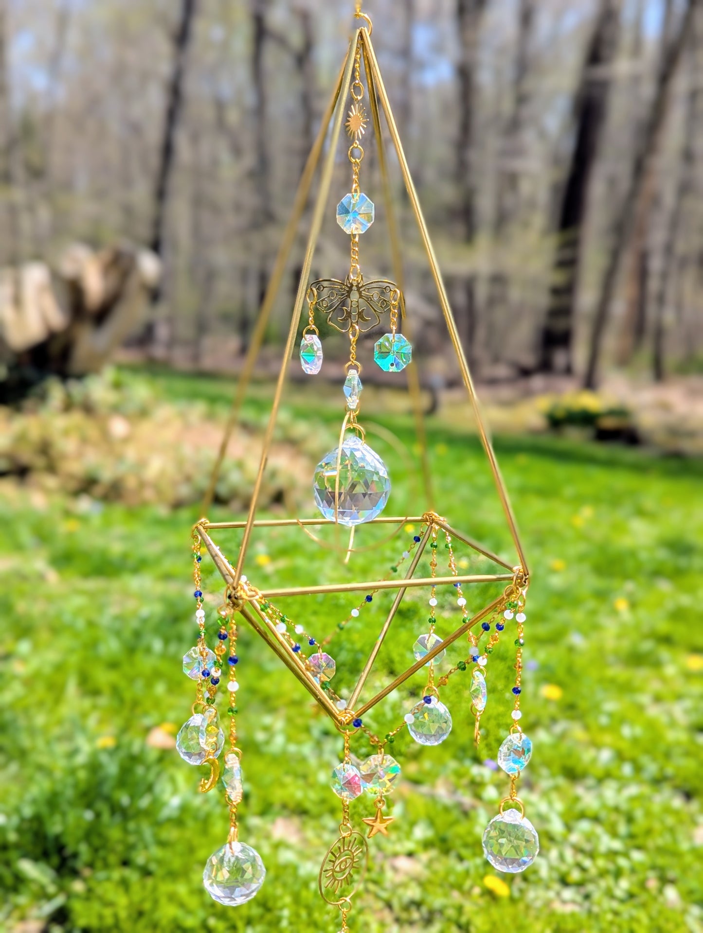 Himmeli Suncatcher Large Green Aventurine