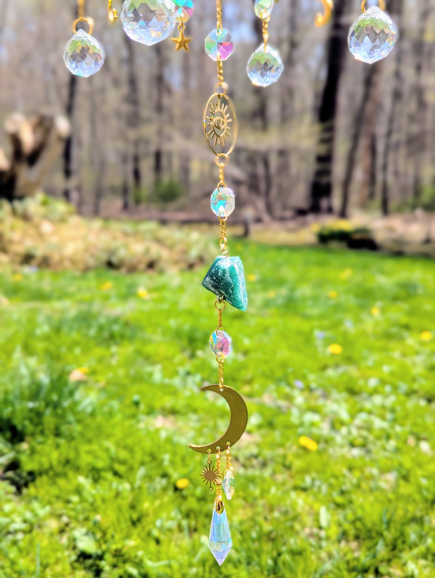 Himmeli Suncatcher Large Green Aventurine