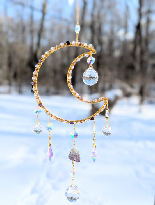 Mooncatcher Rainbow Fluorite