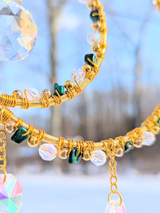 Mooncatcher Malachite & Green Aventurine