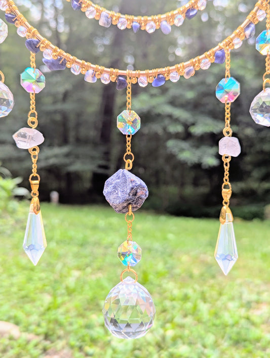 Orbital Suncatcher Blue Sodalite