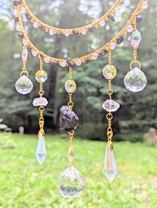 Orbital Suncatcher Black Tourmaline