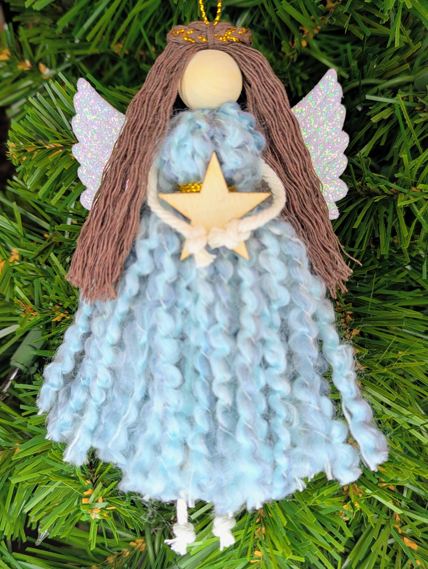Angel Dark Brown Hair