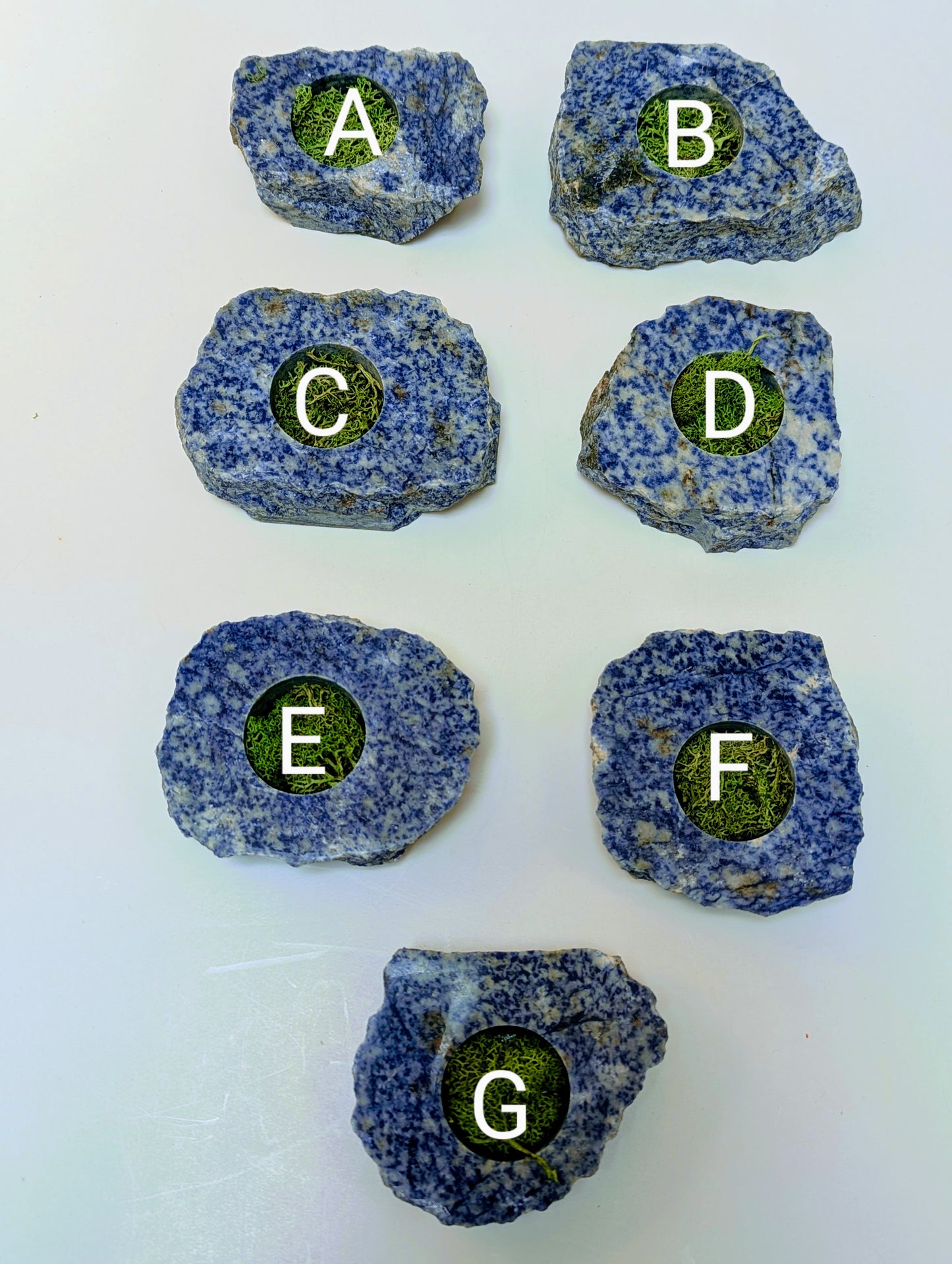 Flat Stone Blue Sodalite