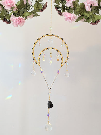 Half-Mooncatcher Black Tourmaline