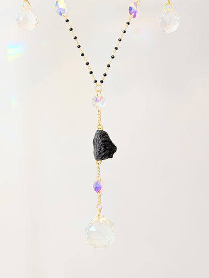 Half-Mooncatcher Black Tourmaline