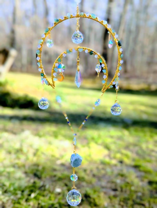 Half-Mooncatcher Green Aventurine