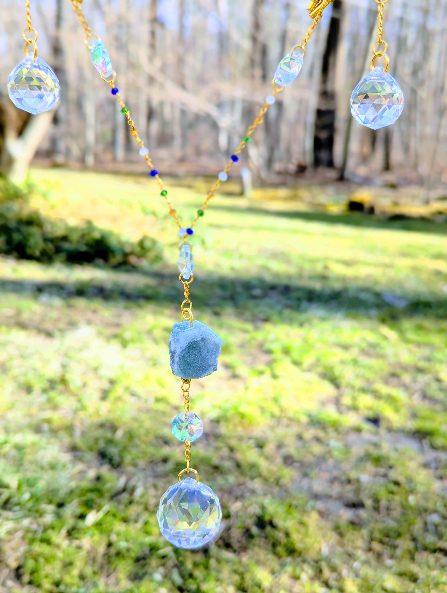 Half-Mooncatcher Green Aventurine