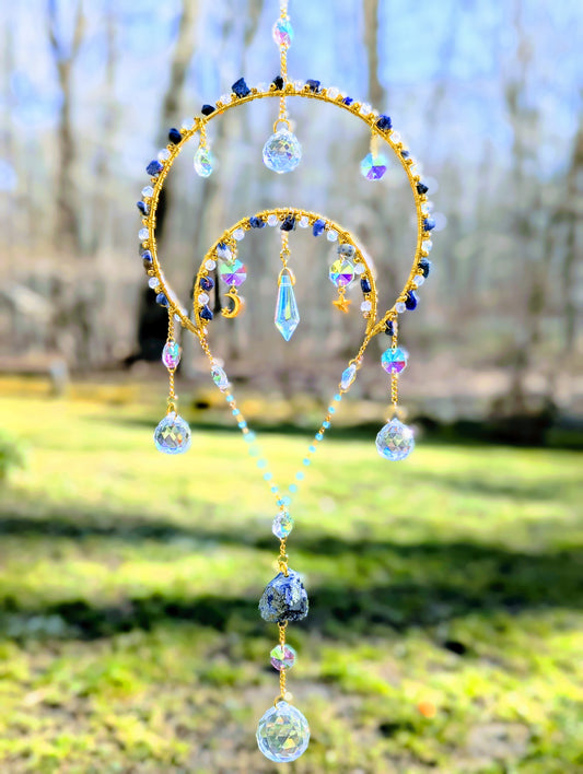 Half-Mooncatcher Blue Sodalite