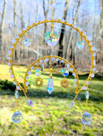 Half-Mooncatcher Rose Quartz