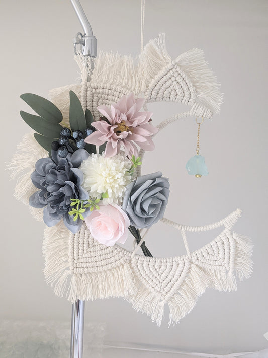 Macramé Large Moon Wreath