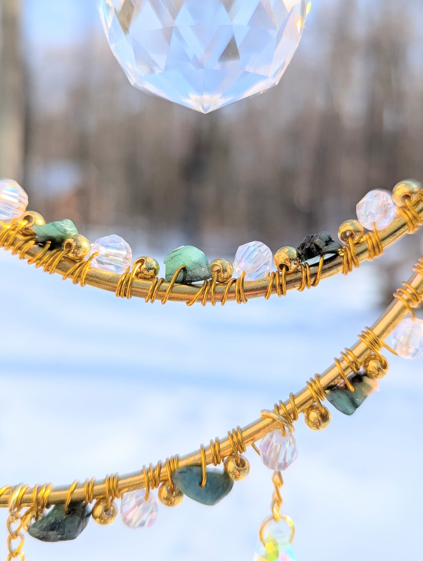 Mooncatcher Emerald & Green Aventurine