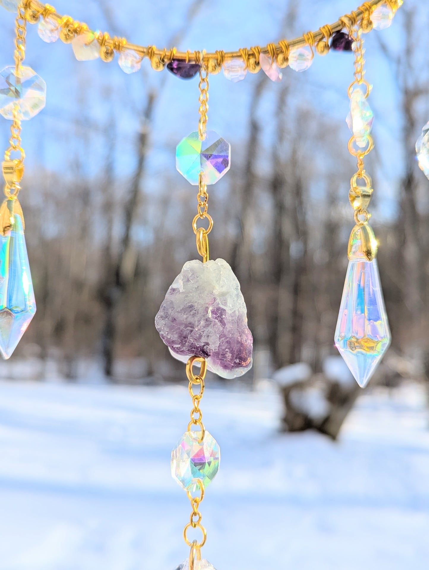 Mooncatcher Rainbow Fluorite