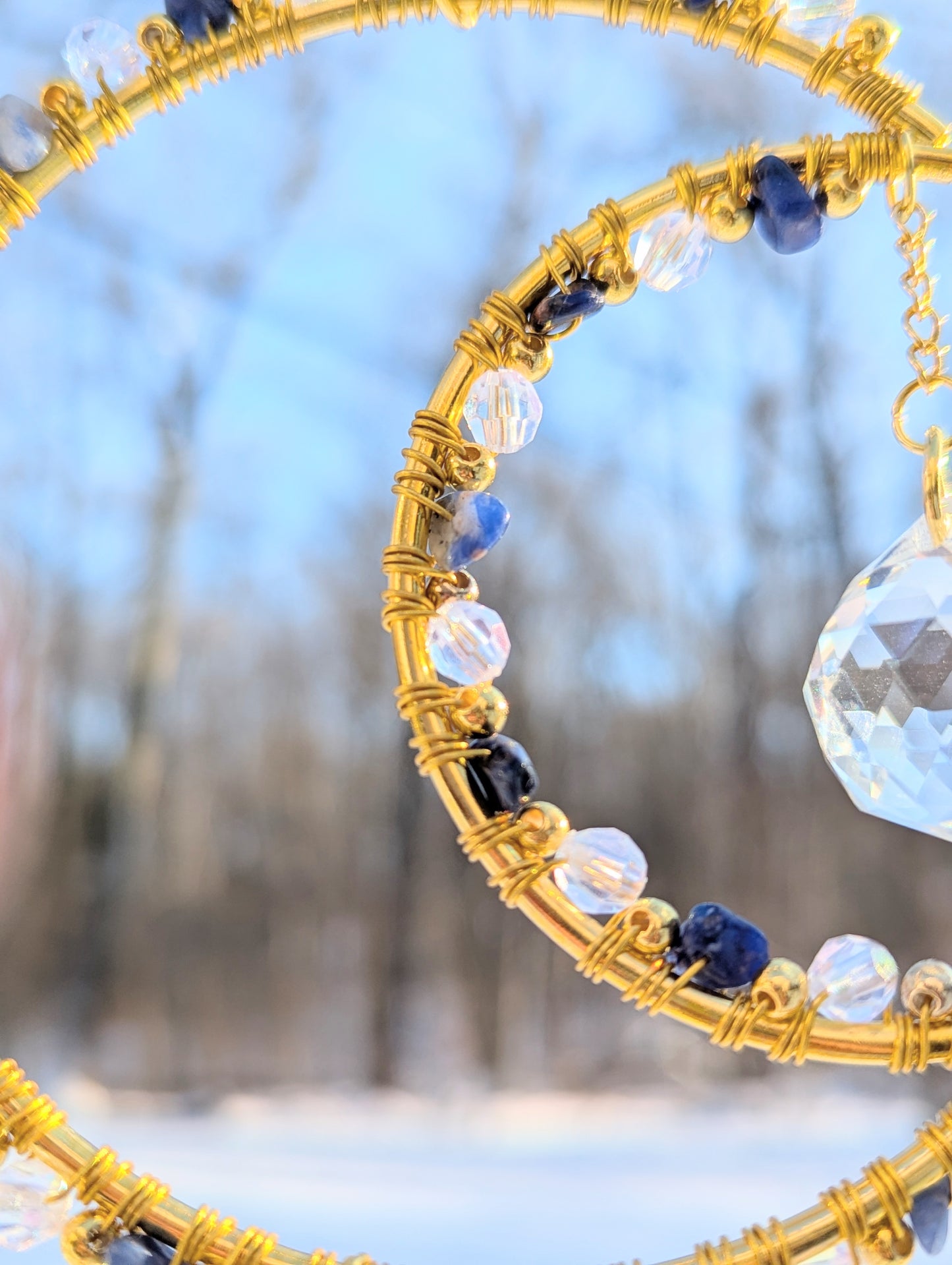 Mooncatcher Blue Sodalite & Blue Apatite