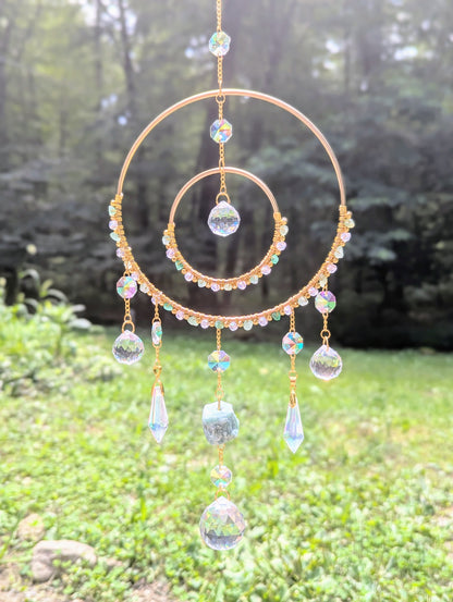 Orbital Suncatcher Green Aventurine