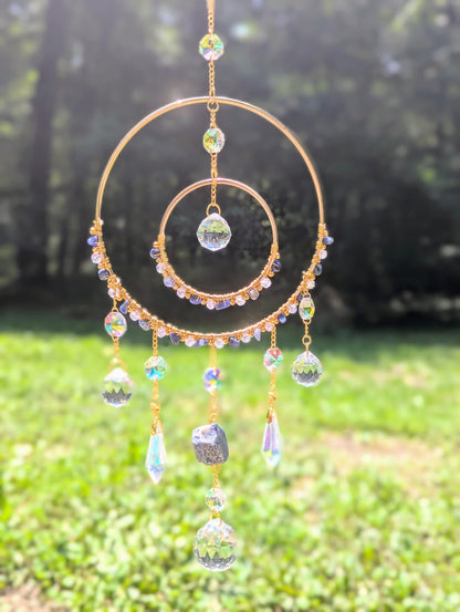 Orbital Suncatcher Blue Sodalite