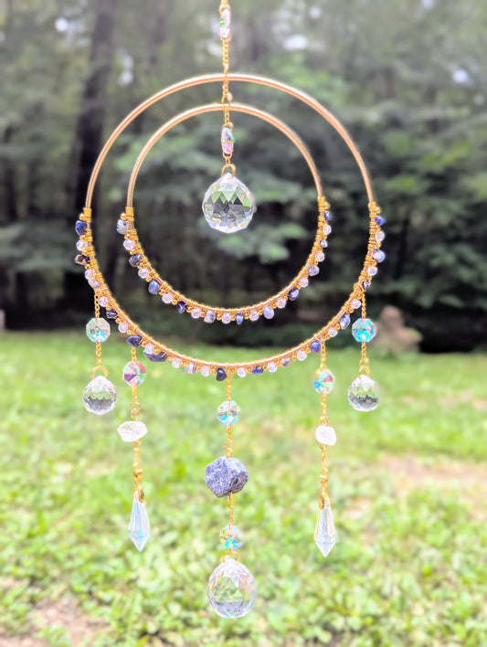 Orbital Suncatcher Blue Sodalite