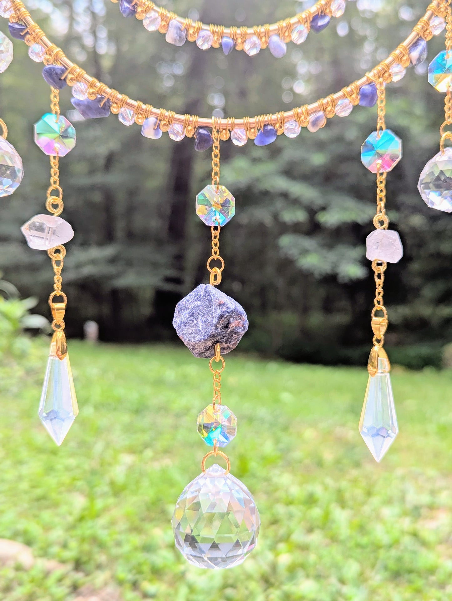 Orbital Suncatcher Blue Sodalite