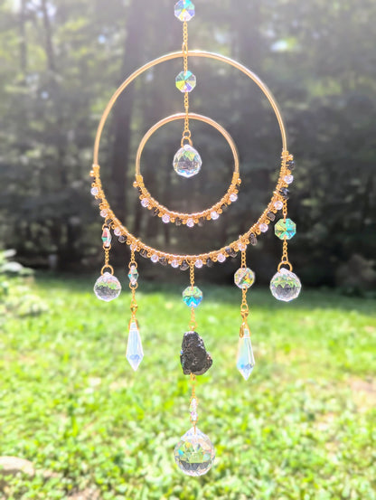 Orbital Suncatcher Black Tourmaline