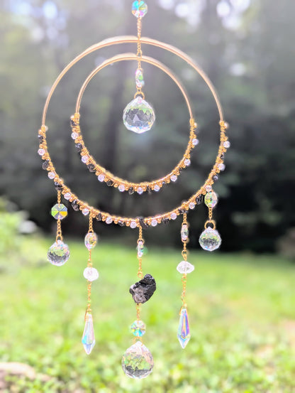 Orbital Suncatcher Black Tourmaline